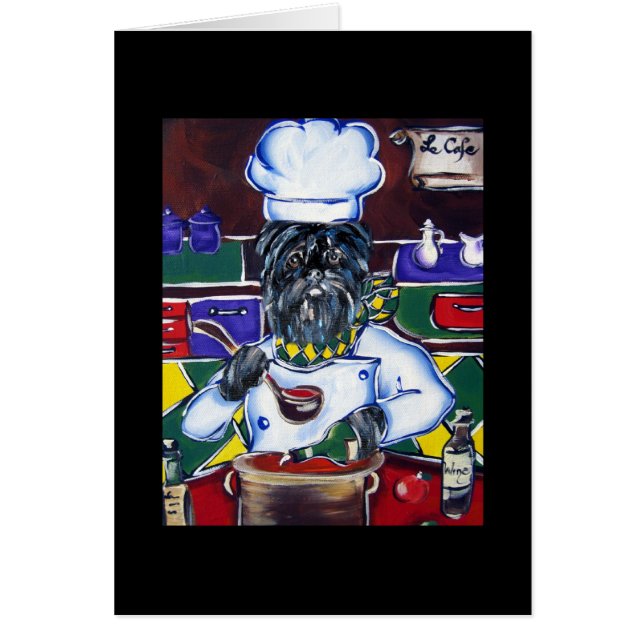 Affenpinscher Chef (Voorkant)