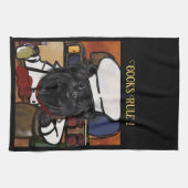 Affenpinscher Chef Theedoek (Horizontaal)