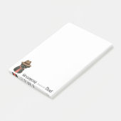 Affenpinscher Dad Post-it® Notes (Schuin)