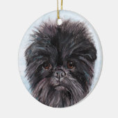 Affenpinscher Dog Art Ornement (Gauche)