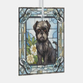 Affenpinscher Dog Glas Ornament (Voorkant Rechts)