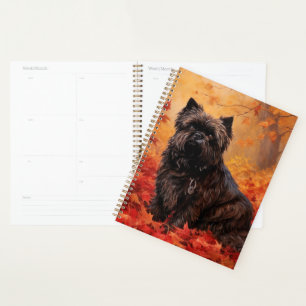 Affenpinscher en automne Feuilles automne Inspiré