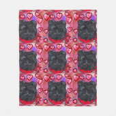 AFFENPINSCHER FLEECE DEKEN (Voorkant)