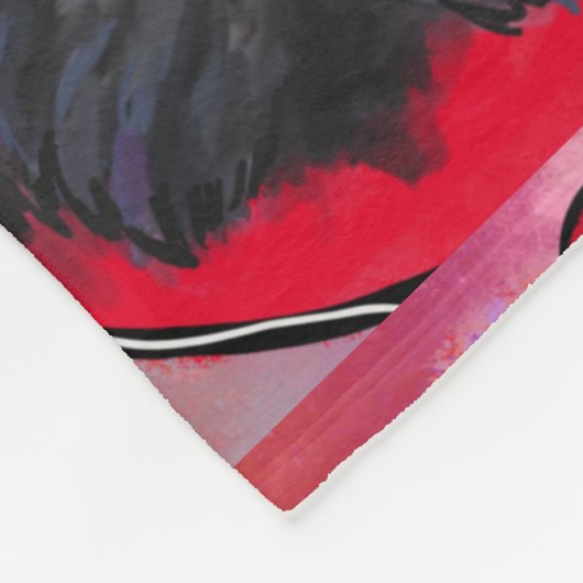 AFFENPINSCHER FLEECE DEKEN (Hoek)