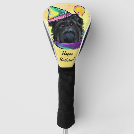 Affenpinscher golfheadcover (Voorkant)