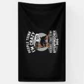 Affenpinscher hond spandoek (Verticaal)