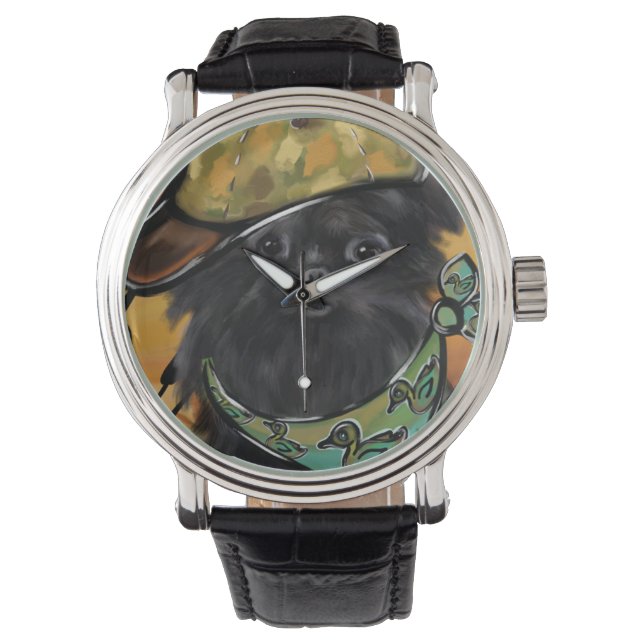 AFFENPINSCHER HORLOGE (Voorkant)