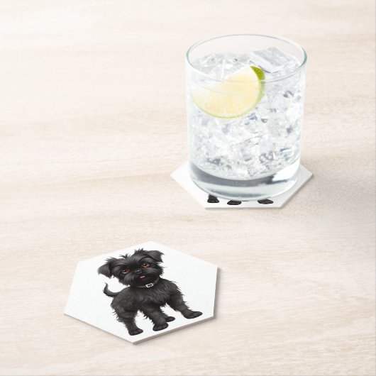 Affenpinscher Kartonnen Onderzetters (Insitu)