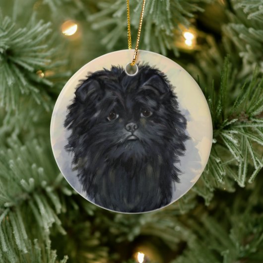 Affenpinscher Keramisch Ornament (Boom)
