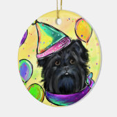 Affenpinscher Keramisch Ornament (Links)