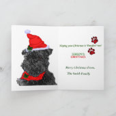 Affenpinscher Kerst Kaarten Gepersonaliseerd (Binnen)