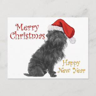 Affenpinscher Kerstmis Feestdagenkaart