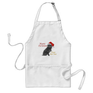 Affenpinscher Kerstmis Standaard Schort