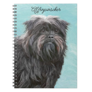 Affenpinscher Painting - Cute Original Dog Art Notitieboek