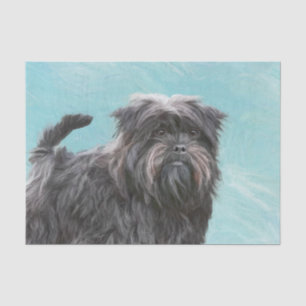 Affenpinscher Painting - Cute Original Dog Art Tissuepapier