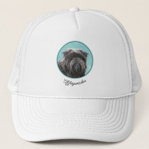 Affenpinscher Painting - Cute Original Dog Art Trucker Pet