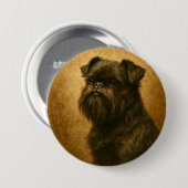 Affenpinscher Ronde Button 7,6 Cm (Voorkant /achterkant)