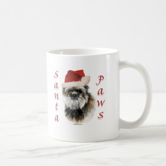 Affenpinscher Santa Paws Koffiemok (Rechts)