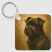 Affenpinscher Sleutelhanger (Voorkant)