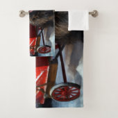 Affenpinscher Snowy Sleigh Ride Décor de Noël (En situation)