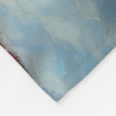 Affenpinscher Snowy Sleigh Ride Kerstdecoratie Fleece Deken (Hoek)