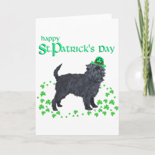 Affenpinscher St. Patrick's Dag Kaart