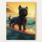 Affenpinscher Strand Branding Schilderij Planner (Achterkant)
