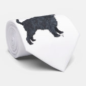Affenpinscher Stropdas (Opgerold)