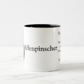 Affenpinscher Trivia Mug (Centre)