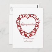 Affenpinscher Ware Liefde Briefkaart (Voorkant / Achterkant)