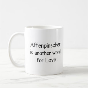 affenpinscher woordkoffie mok