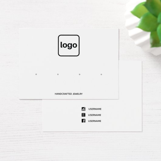 Affichage Ajouter un logo Horizontal Quatre trous  (Bureau)