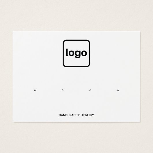 Affichage Ajouter un logo Horizontal Quatre trous (Devant)