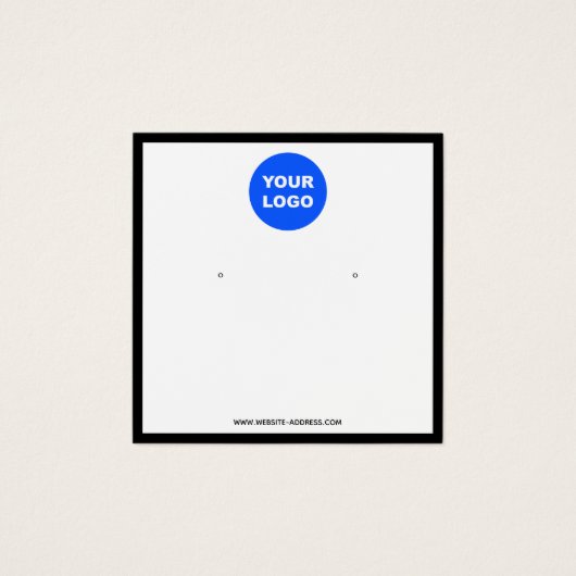 Affichage de l'oreille blanche du Carré de logo (Devant)