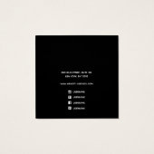 Affichage de l'oreille blanche du Carré de logo (Dos)