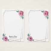 Affichage de l'oreille de cadre géométrique vintag (Devant & derrière)