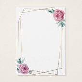 Affichage de l'oreille de cadre géométrique vintag (Dos)