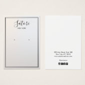 Affichage de l'oreille de la police de signature g (Devant & derrière)