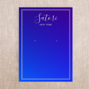Affichage de l'oreille du script Royal Blue Ombre