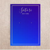 Affichage de l'oreille du script Royal Blue Ombre