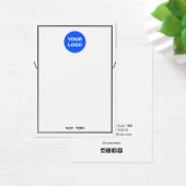 Affichage du bracelet en collier blanc pour logo (Bureau)