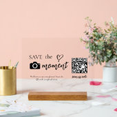 Affichage QR Code Capture The Love en écriture mod (Mariage)