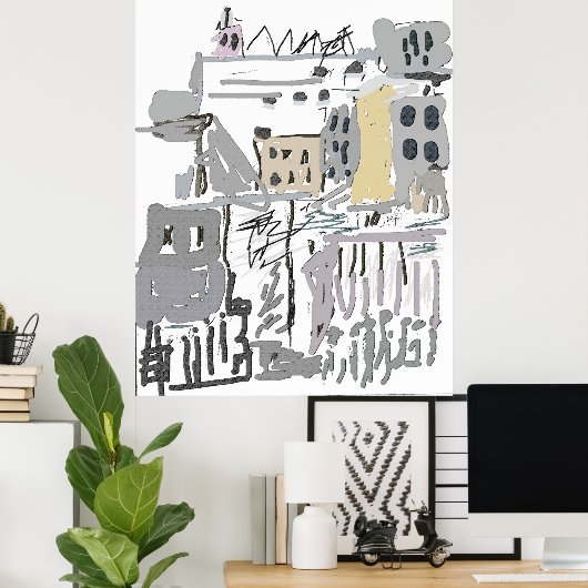 affiche (Bureau à domicile)