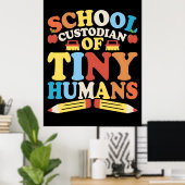Affiche 100 jours d'apprentissage de l'histoire de (Bureau à domicile)
