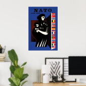 Affiche 10 ans OTAN 1949-1959 (Bureau à domicile)