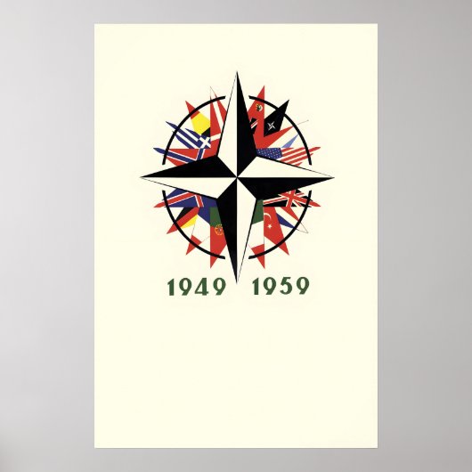Affiche 10 ans OTAN 1949-1959 (Devant)