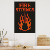 Affiche 11, Cordes de feu, Vintage (Cuisine)