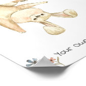 Affiche (15,2 x 15,2cm) - Lapin Mignon (Coin)