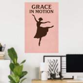 Affiche 16, Grâce en mouvement, Vintage (Bureau à domicile)