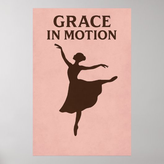Affiche 16, Grâce en mouvement, Vintage (Devant)